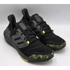 Adidas Men's UltraBoost 22 Running Size 13 Black/Volt  Shoes Sneakers GX5915